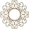 Ekena Millwork Reims Wood Fretwork Pierced Ceiling Medallion, Hickory, 36"OD x 13 3/4"ID x 3/8"T CMWP36X36X0375REHI - alternate 2